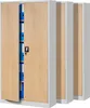 3er Set Aktenschrank C001 Metallschrank Stahlschrank Produktbild-Vorschau 7
