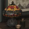 LumiLamp 5LL-9295 Stolní lampa Tiffany Ø 22x21 cm hnědá Náhled obrázku produktu 3