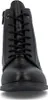 A close-up, front-facing view of a black lace-up boot. Náhled obrázku produktu