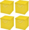 4 Stück Gelb Faltbox 30 x 30 x 30 cm  Aufbewahrungsbox Produktbild-Vorschau 1