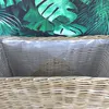 VAN DER LEEDEN Raumtrenner Rattan XL groß 100 x 45 x 82 cm Produktbild-Vorschau 3