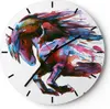 Wanduhr - Rund - Glasuhr - Pferd Eleganz wild Tier - Produktbild-Vorschau 1