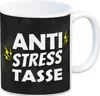 Kaffeebecher mit angespanntem Motiv und Spruch: Produktbild-Vorschau 1