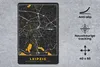 MuchoWow® Mauspad Mousepad Leipzig - Gold - Stadtplan - Produktbild-Vorschau 2