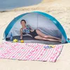 Samorozkladací plážový stan NILS Camp NC3174 modrý Náhľad obrázku produktu 15
