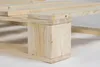 Lermowood Palettenbett 180 x 200 cm Natur Holzbett Produktbild-Vorschau 4
