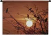 MuchoWow® Wandteppich Wandbehang Sonne - Krähe - Zweig Produktbild-Vorschau 1