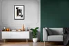 MuchoWow® Gerahmtes Poster Farbe - Schwarz - Kreis 40x60 cm Produktbild-Vorschau 6