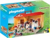 The image shows the packaging of a Playmobil "Take Along Horse Stable" playset. Náhľad obrázku produktu