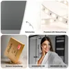 Mirlux LED Badspiegel rund 80 cm rahmenlos dimmbar Produktbild-Vorschau 6