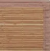Tapis rectangulaire en bambou brun 150 x 200 cm Voir les images du produit 6