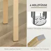 Lot de 4 tabourets de salle à manger HOMCOM, empilables, Voir les images du produit 6