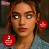 Zoelibat Eyecatcher White Zombie 3 Monatslinsen weiße Produktbild-Vorschau 3