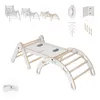 A collection of indoor climbing structures for children, including a large climbing arch with a slide and smaller climbing frames. Produktbild-Vorschau