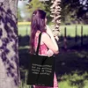 Mr. & Mrs. Panda Tote Bag Spruch Autorin Kapitel - Schwarz Produktbild-Vorschau 5