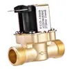 A brass solenoid valve with electrical components attached. Podgląd zdjęcia produktu