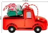 Hängende Deko-Weihnachtskugel – Rotes Auto Produktbild-Vorschau 4