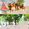 200 Mini-Menschenfiguren 1:100, unbemalt, weiß, ABS Productafbeelding-voorbeeld