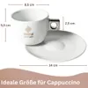 Caffè Moak Cappuccinotasse mit Untertasse 6er Set Produktbild-Vorschau 2
