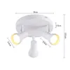 ZMH Plafondlamp met 3 lampen, geschikt voor gangen, moderne Productafbeelding-voorbeeld 2