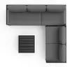 Mucola Sitzgruppe Aluminium Lounge Ecksofa mit Produktbild-Vorschau 7