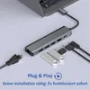 Rolio USB C Hub, 1Gbps Ethernet LAN, HDMI 4K, USB-C Produktbild-Vorschau 3
