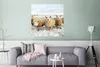 MuchoWow® Poster Gruppe von neugierigen Schafen 75x75 cm - Produktbild-Vorschau 5