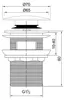 Aqualine afvoer voor badkuipen, 6/4", klik-klak, geschikt Productafbeelding-voorbeeld 4