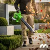 Benzin Laubsauger Laubbläser Gartenstaubsauger mit Häcksler Produktbild-Vorschau 3