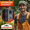 GARDEBRUK® L Metall Gerätehaus 2m² mit Fundament Produktbild-Vorschau 4