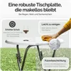 CASARIA® Stehtisch Klappbar 110cm Hoch Rund Ø 60cm Outdoor Produktbild-Vorschau 3