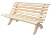 ROJAPLAST Banc rétro en bois 150 cm, naturel ROJAPLAST Voir les images du produit 1