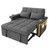 Tweezits slaapbank - 145 x 141,5 x 90 cm, grijs Productafbeelding-voorbeeld 9