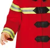 A close-up of a child's arm wearing a red firefighter costume with reflective stripes and black accents. Anteprima dell’immagine prodotto