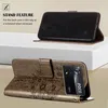 Xiaomi Poco X4 Pro 5G Hülle, Schmetterling Prägung Flip Produktbild-Vorschau 2