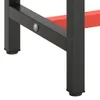 The Living Store bâti d'établi noir mat et rouge mat Voir les images du produit 7
