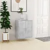 vidaXL Schuhschrank Betongrau 60x35x70 cm Holzwerkstoff Produktbild-Vorschau 3