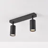 LED 2-flammig Deckenleuchte schwenkbar TWIN schwarz Produktbild-Vorschau 1