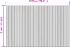 vidaXL Raumteiler Bambus Weiß Breite 250 cm Höhe 165 cm Produktbild-Vorschau 7