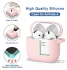 AirPods 4 Silikon Schutzhülle mit Karabiner, Soft Touch Produktbild-Vorschau 6