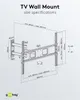 Goobay 49745, 200 x 200 mm, 600 x 400 mm, -15 - 10°, -90 - Produktbild-Vorschau 7