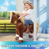PonyCycle Model Y Hnedý poník na jazde pre deti 3-4 roky, Náhľad obrázku produktu 5