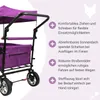 FUXLIFE by FUXTEC Skládací vozík FX-CT700 fialový  skládací Náhled obrázku produktu 7