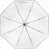 Regenschirm Transparent halbautomatik groß Ø103 cm Produktbild-Vorschau 7