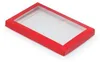 Dekorative Geschenkbox aus Karton, rot, 220 x 150 x 20 mm, Produktbild-Vorschau 2