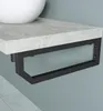 doporro 48x2.5x15 cm rostfreie Edelstahl Wandkonsole Produktbild-Vorschau 4