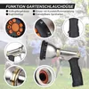 Gartenschlauchdüse Metall mit 9 Sprühmodi, Hochdruck Produktbild-Vorschau 2