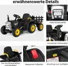 COSTWAY 12V třírychlostní traktor s odpojitelným přívěsem a Náhled obrázku produktu 2