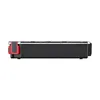 A side view of a black organizer box with red accents, presented on a white background. Anteprima dell’immagine prodotto