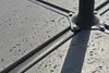 Beton Schirmständerplatte Travertin anthrazit mit Griff 50 Produktbild-Vorschau 4